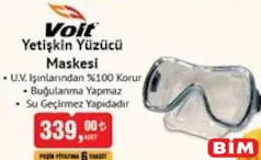 VOİT YETİŞKİN YÜZÜCÜ MASKESİ